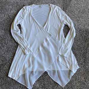 White size small “Elle” cardigan.